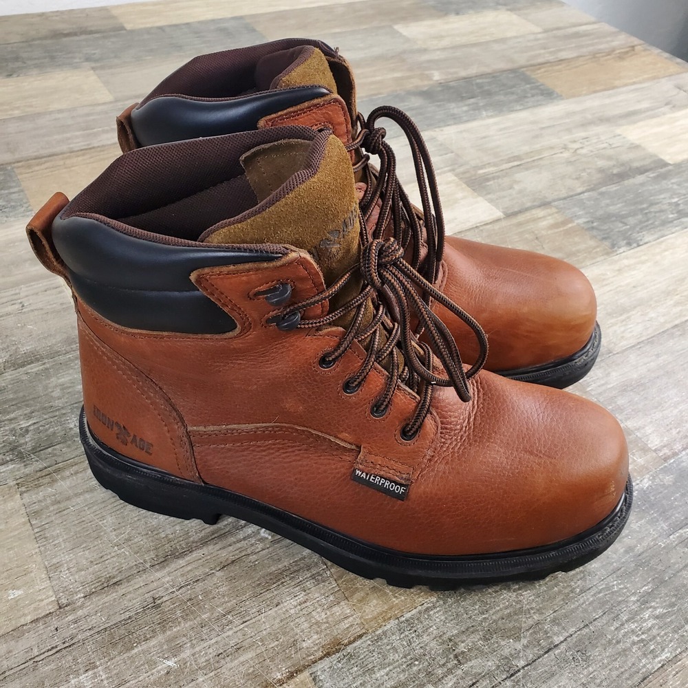 IRON AGE 6-Inch Work Boots Mens Size 9.5 W Wide IA0160
